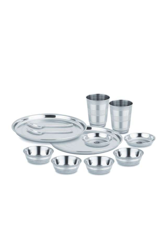 シャンソンシャンソニエセット Buy Jaipan NoColour Stainless Steel DInner Set Of 12 (Silver