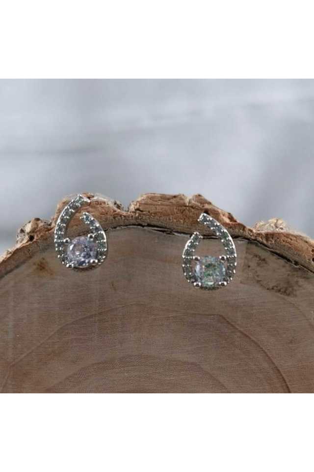 Silver-Plated-Classic-Earrings-Stylish-Alloy-Earrings-for-Women-&-Girls