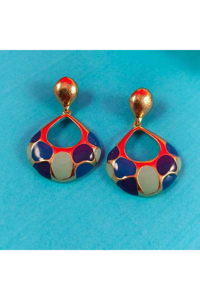 Gold-Plated-Hanging-Earrings-Elegant-Drop-Earrings-for-Women-&-Girls