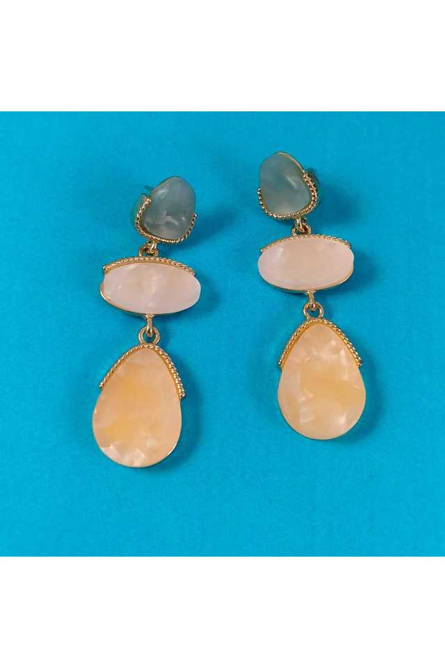 Gold-Plated-Hanging-Earrings-Elegant-Dangler-Earrings-for-Women-&-Girls
