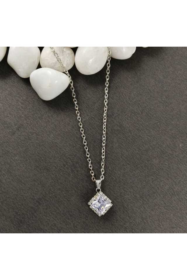 Silver-Plated-Pendant-Elegant-Alloy-Pendant-for-Women-&-Girls-(5.4-cm)
