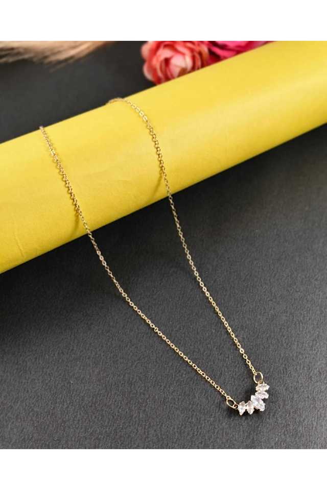 Gold-Plated-Long-Pendant-Elegant-Alloy-Pendant-for-Women-&-Girls-(22.5-cm)
