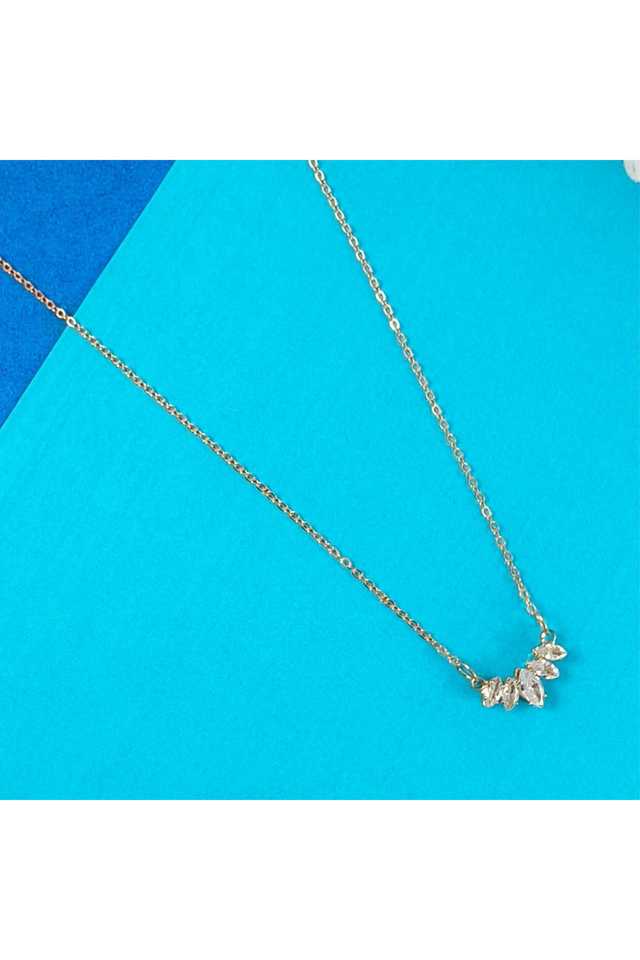 Gold-Plated-Long-Pendant-Elegant-Alloy-Pendant-for-Women-&-Girls-(22.5-cm)
