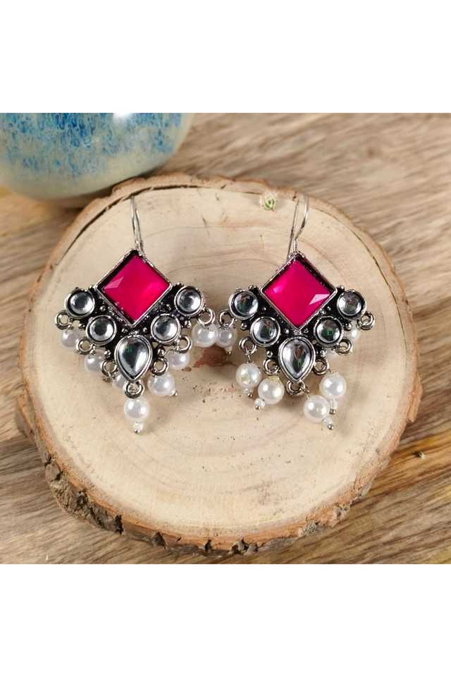 Multi-Color-Hanging-Earrings-Playful-Dangler-Earrings-for-Women-&-Girls
