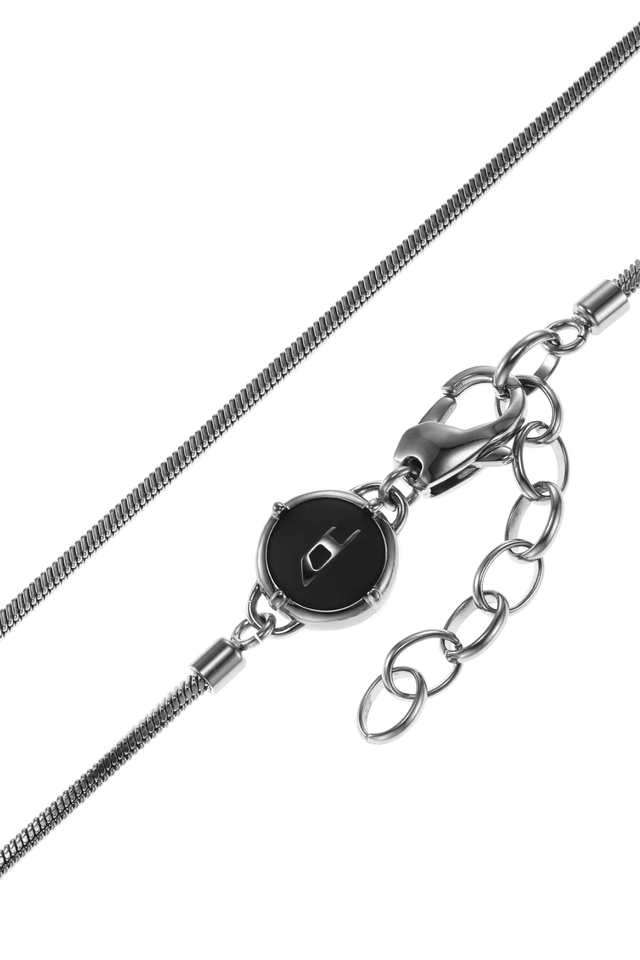 Buy DIESEL NoColour Single Pendant Silver Necklace