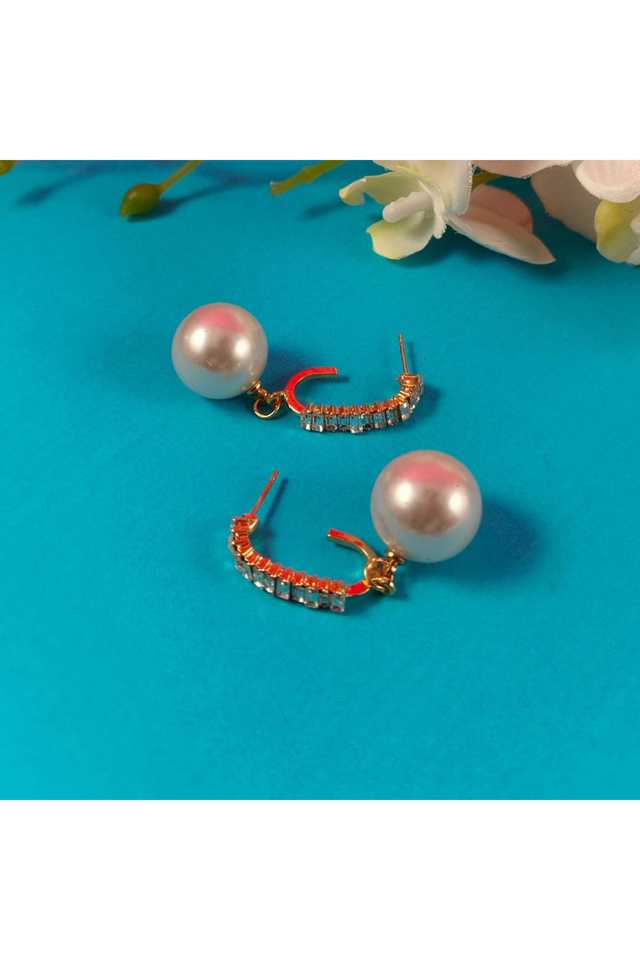 Gold-Plated-Hanging-Earrings-Elegant-Long-Alloy-Earrings-for-Women-&-Girls-(24-cm)