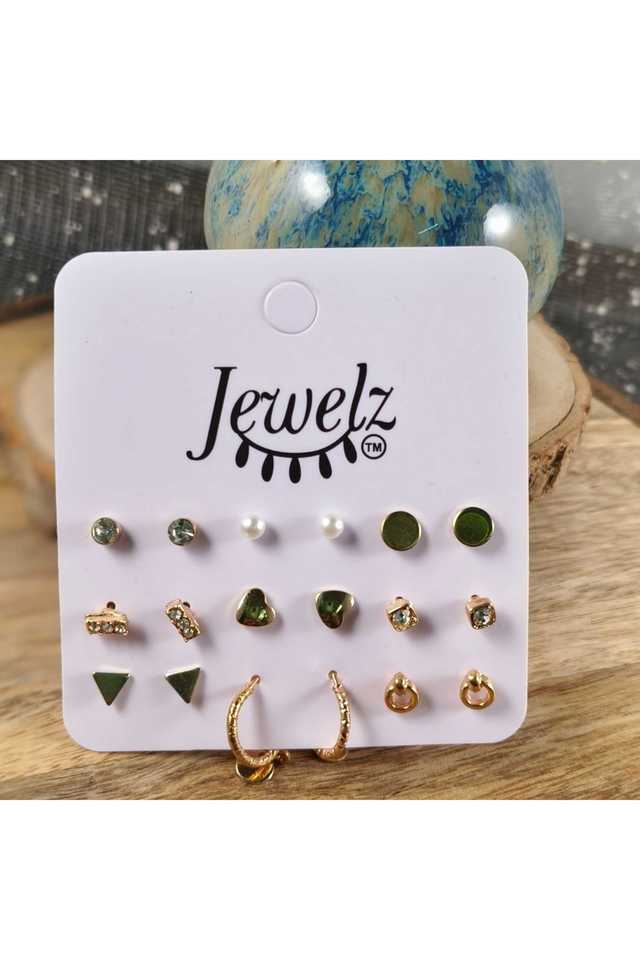 Gold-Plated-Combo-Set-9-Pairs-of-Stylish-Alloy-Earrings-for-Women-&-Girls-(22-cm)