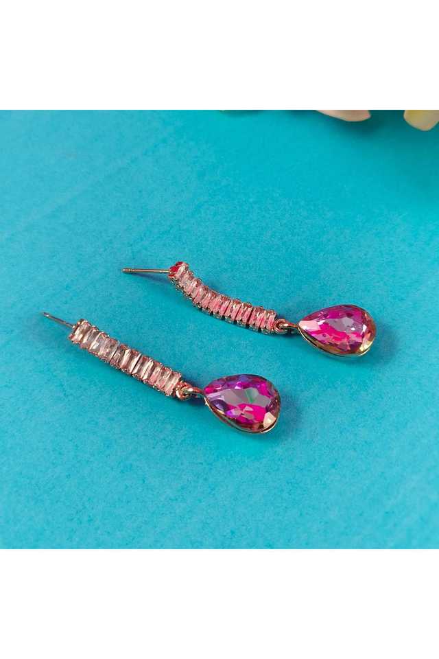 Silver-Plated-Hanging-Earrings-Sleek-Alloy-Earrings-for-Women-&-Girls