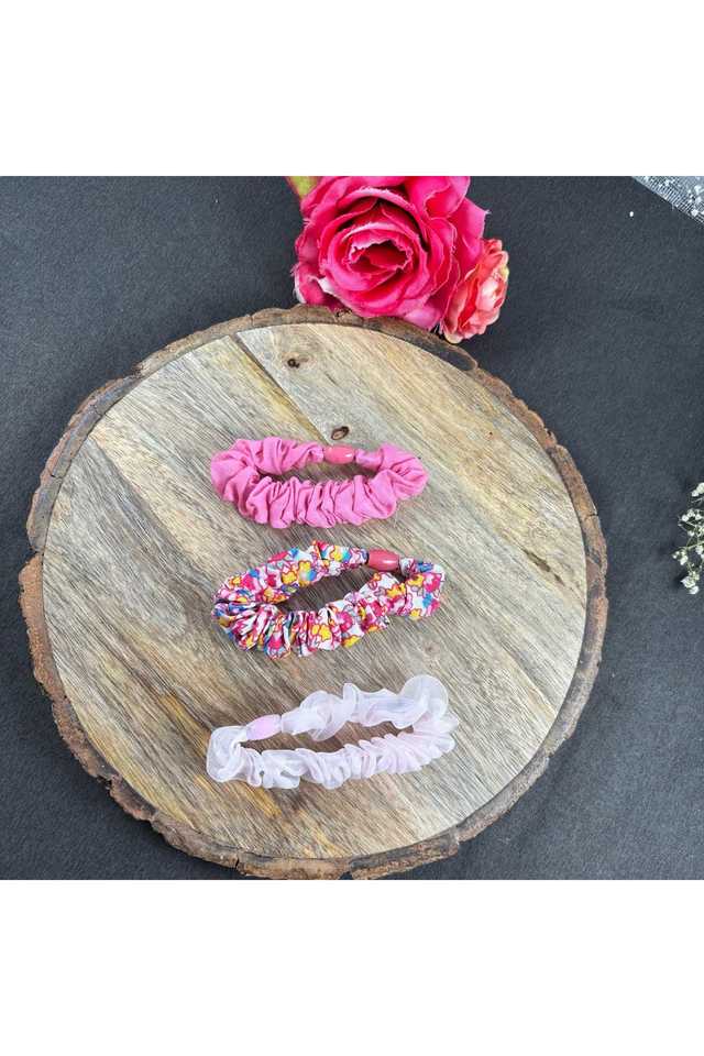 Multi-Color-Hair-Accessories-Rubber-Band---Pack-of-3