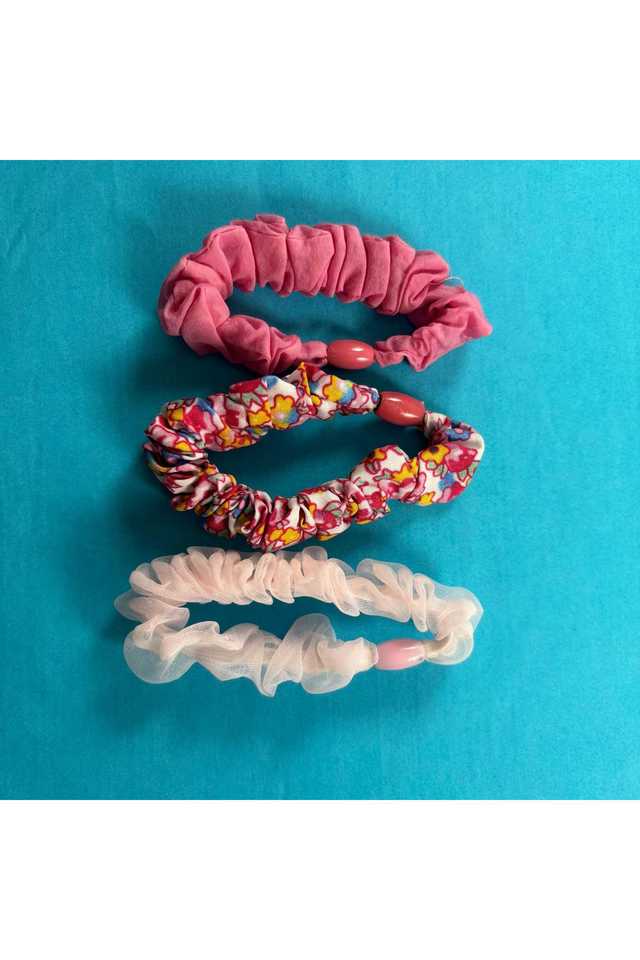 Multi-Color-Hair-Accessories-Rubber-Band---Pack-of-3