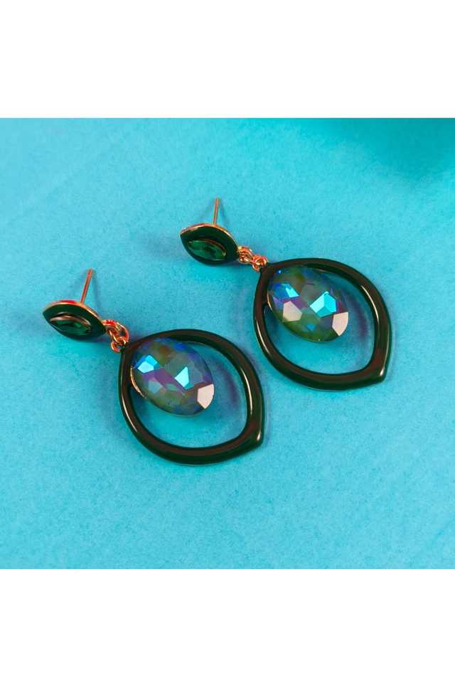 Gold-Plated-Hanging-Earrings-Chic-Alloy-Danglers-for-Women-&-Girls