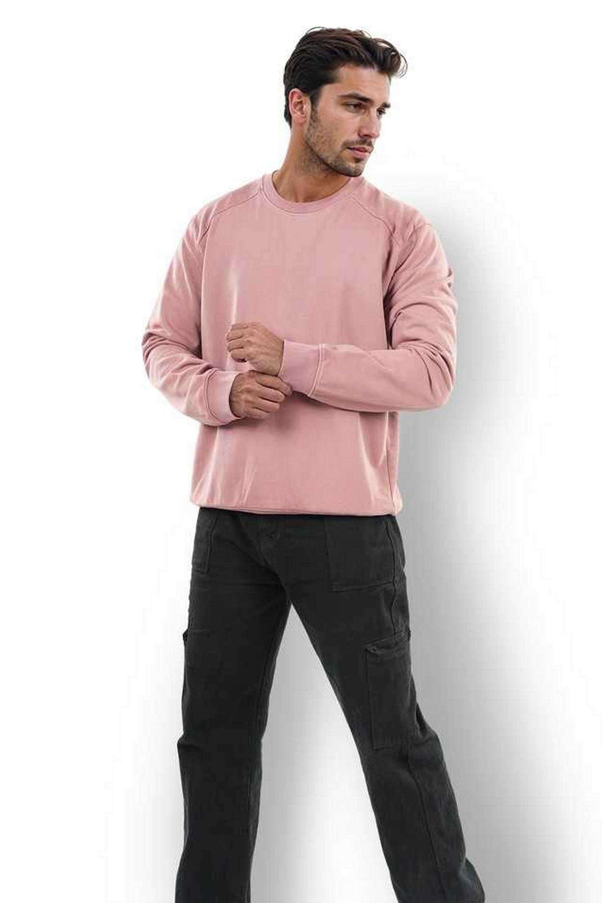 Solid-Cotton-Regular-Fit-Men-Sweatshirt