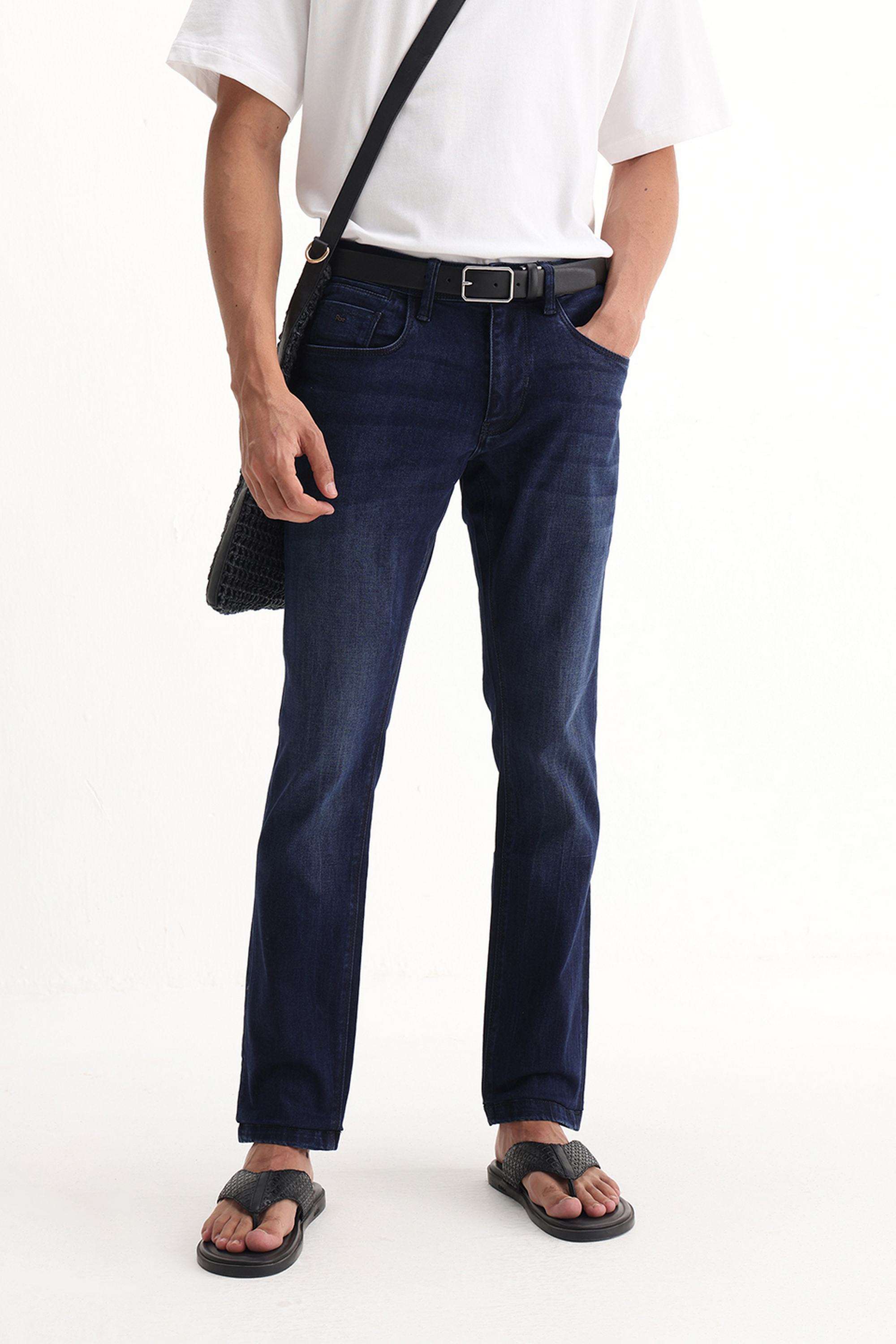 Light-Wash-Cotton-Regular-Fit-Men-Jeans