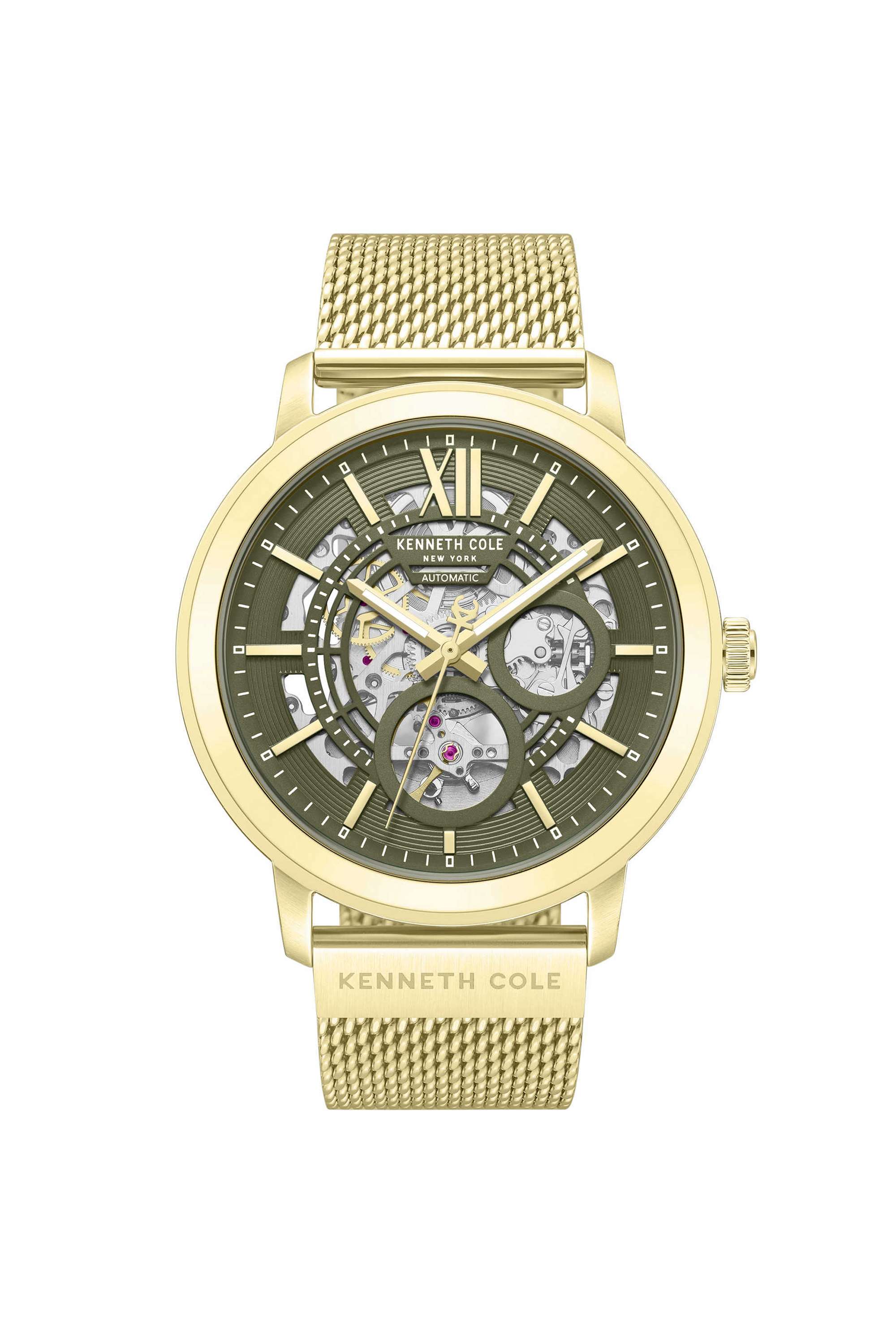 Aurora-43.5-mm-Green-Dial-Stainless-Steel-Analogue-Watch-For-Men---KCWGY0081203MNW