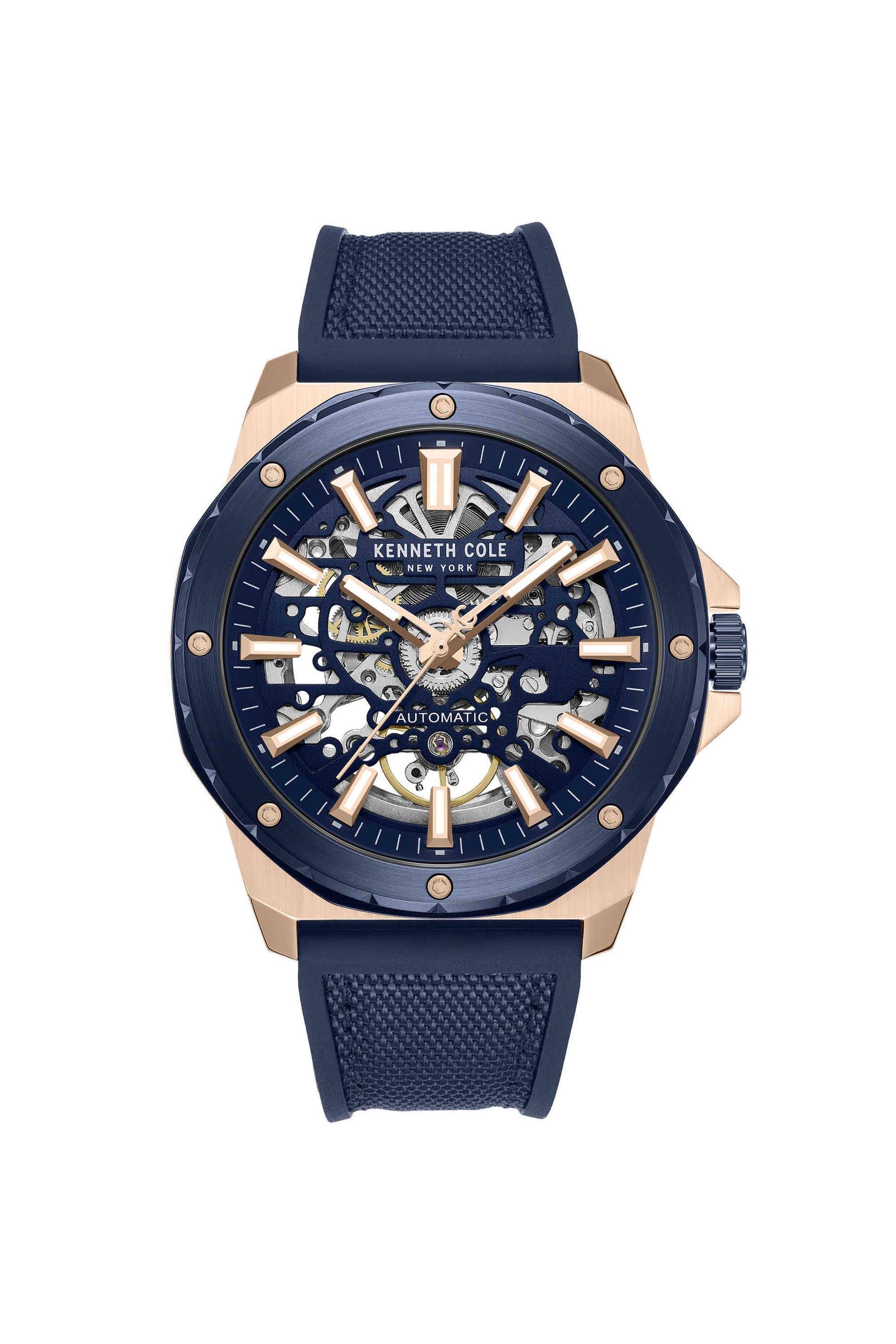 AUTMC-45-mm-Blue-Dial-Silicone-Analogue-Watch-For-Men--