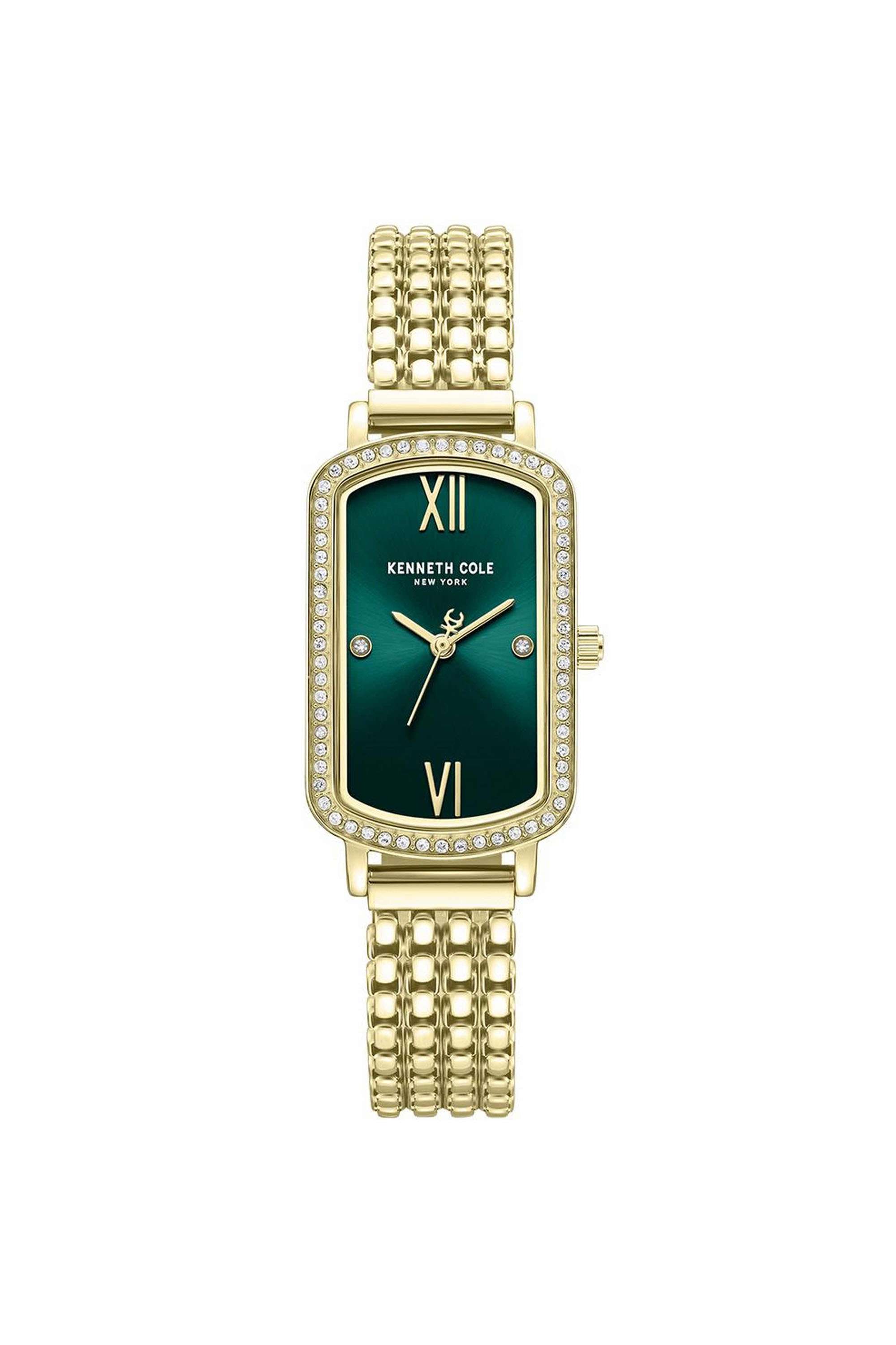22-mm-Quartz-Analogue-Watch-For-Women---Green-Dial-with-Gold-Stainless-Steel-Strap-(KCWLG0065802LD)