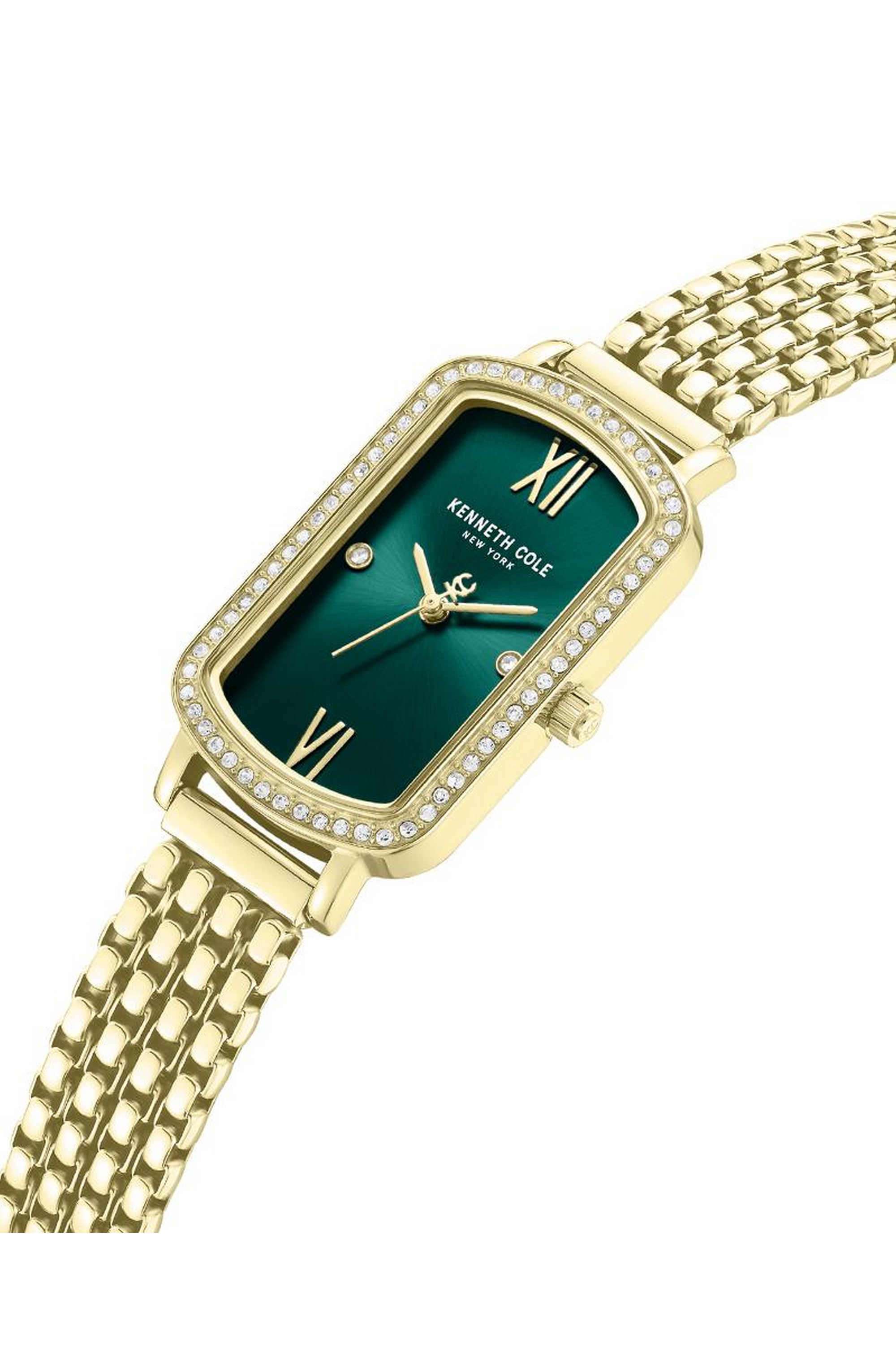 Buy KENNETH COLE green 22 mm Quartz Analogue Watch For Women Green