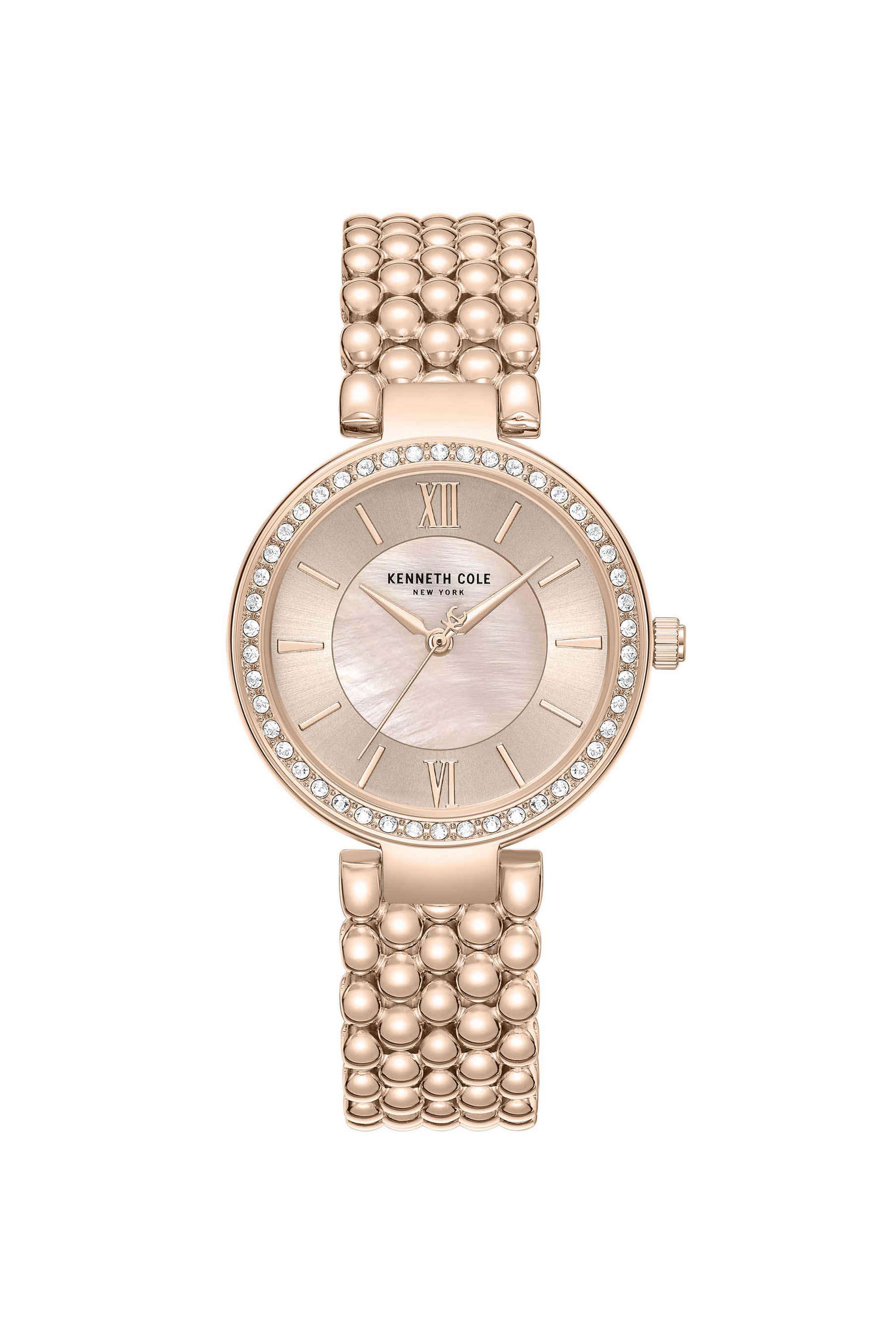 33.5-mm-Pink-Dial-Stainless-Steel-Analogue-Watch-For-Women---KCWLG0101802LDW