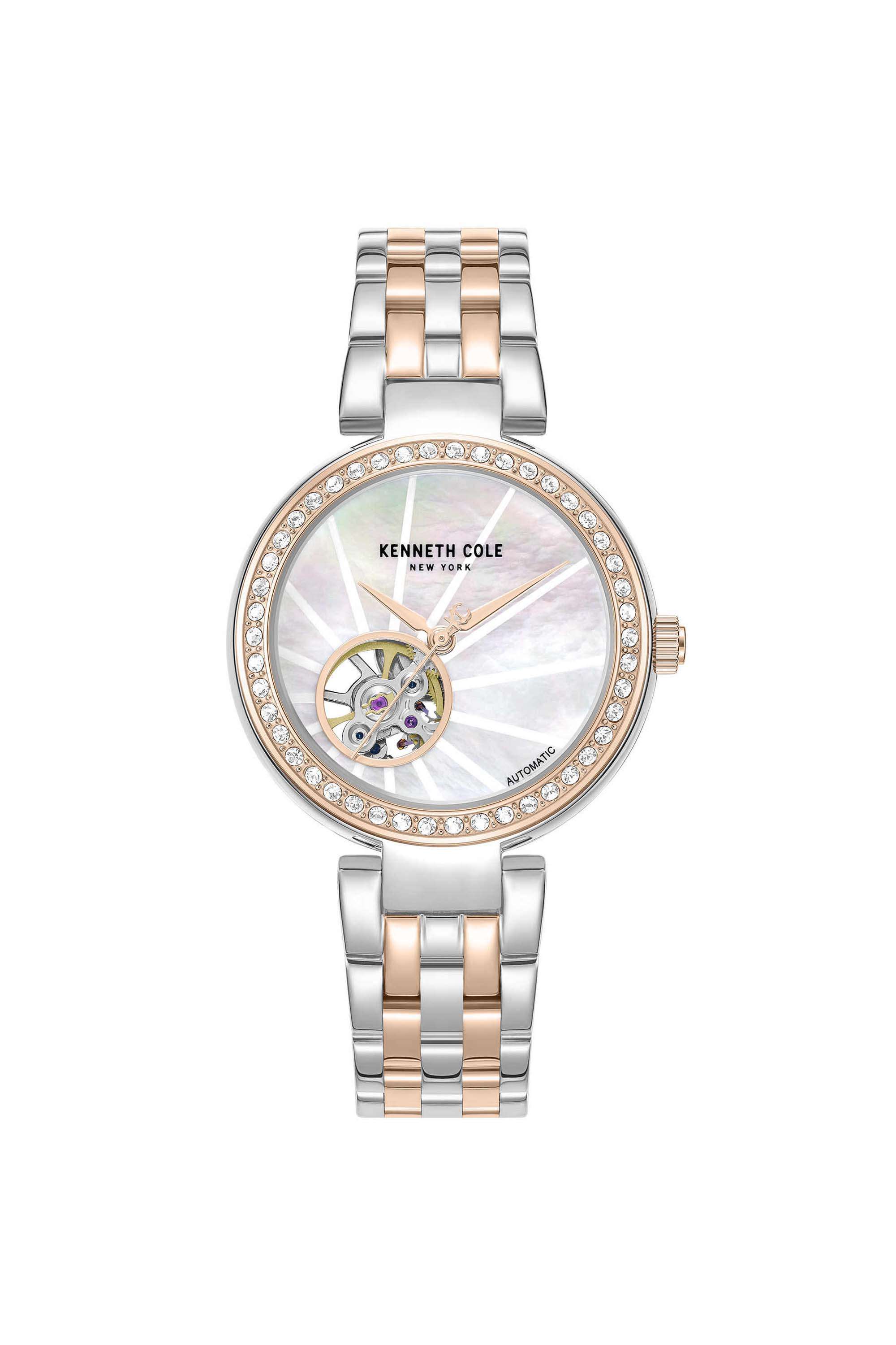 33-mm-White-Dial-Stainless-Steel-Analogue-Watch-For-Women---KCWLY0101702LDW