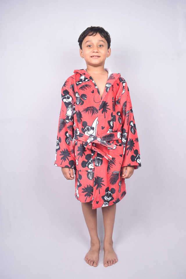 Disney-Mickey-100--Cotton-Easy-Care-Bath-Robe