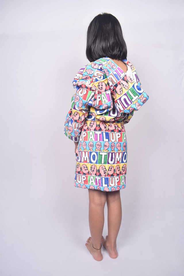 Viacom-Motu-Patlu-100--Cotton-Easy-Care-Bath-Robe