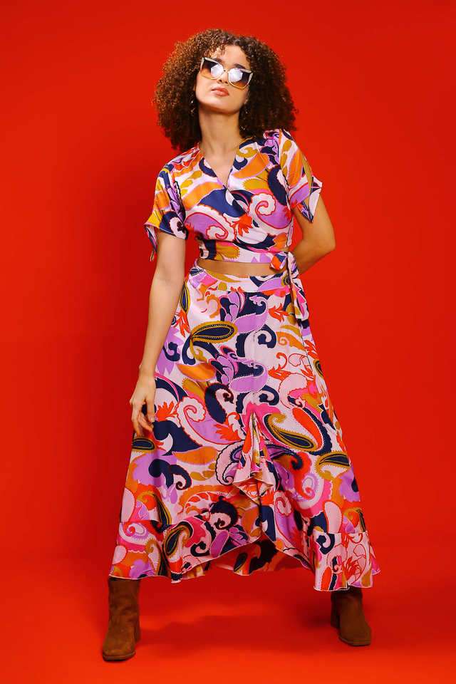 sera Printed Polyester Woven Women's Co-Ord Set-picture-22
