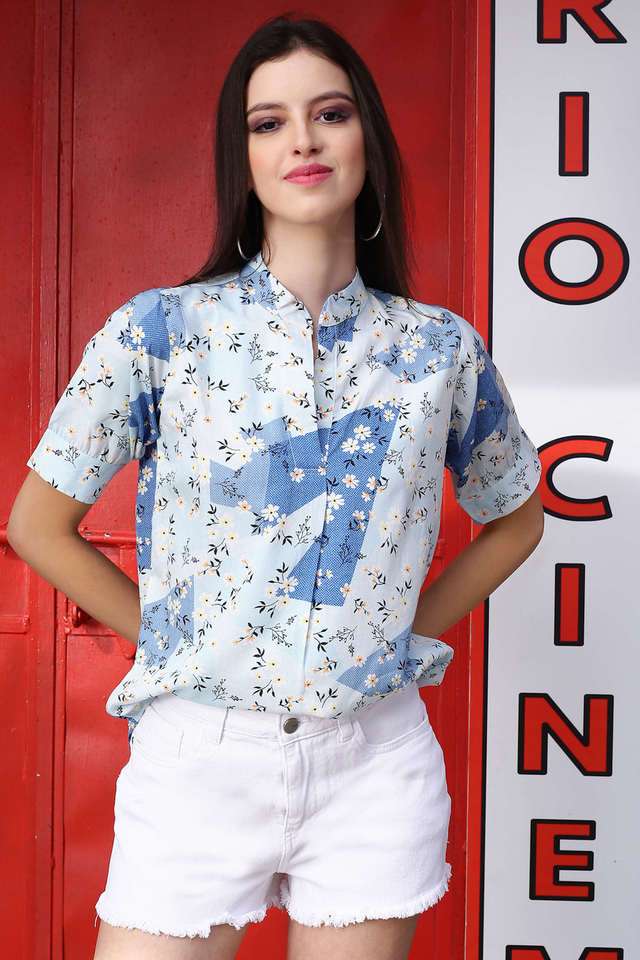 sera Printed Polyester Women Top-picture-24