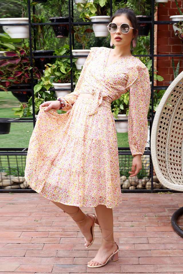 sera Floral Print Polyester Women's Cord-Set-picture-39