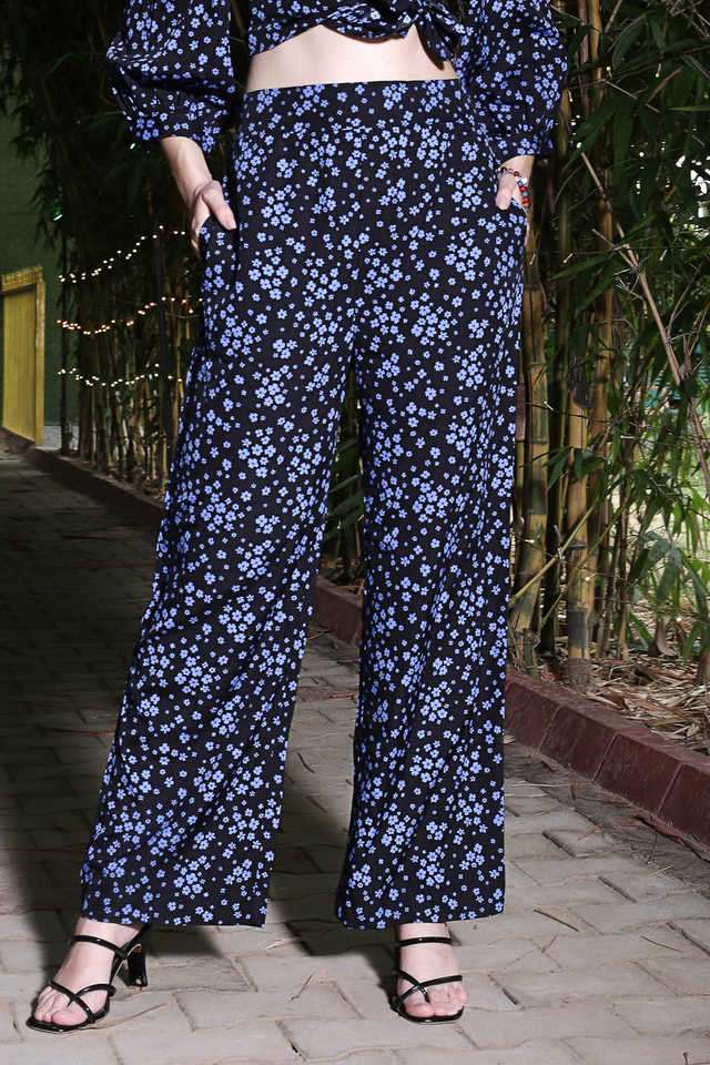 sera Printed Regular Fit Polyester Women Casual Wear Trouser-picture-21