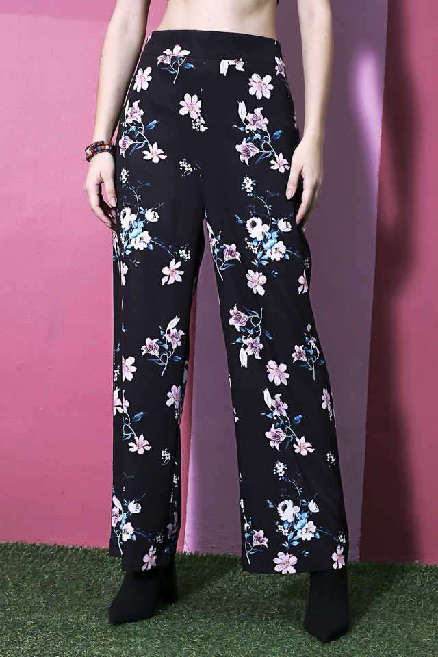 sera Printed Regular Fit Polyester Women Casual Wear Trouser-picture-11