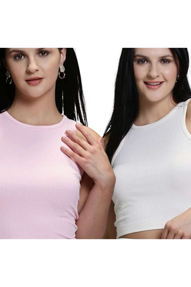 sera Solid Polyester Round Neck Women Top-picture-27