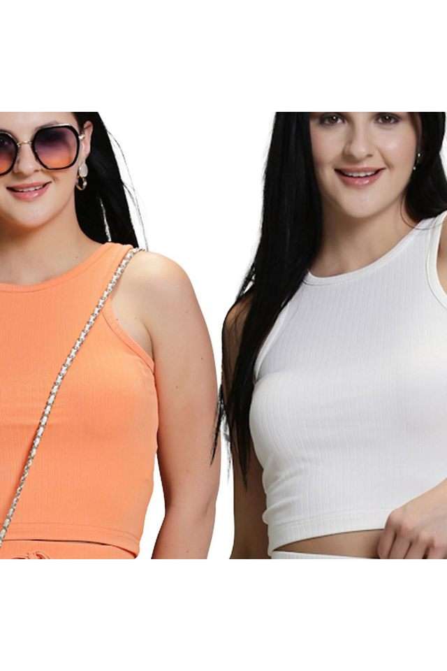 sera Solid Polyester Round Neck Women Top-picture-25