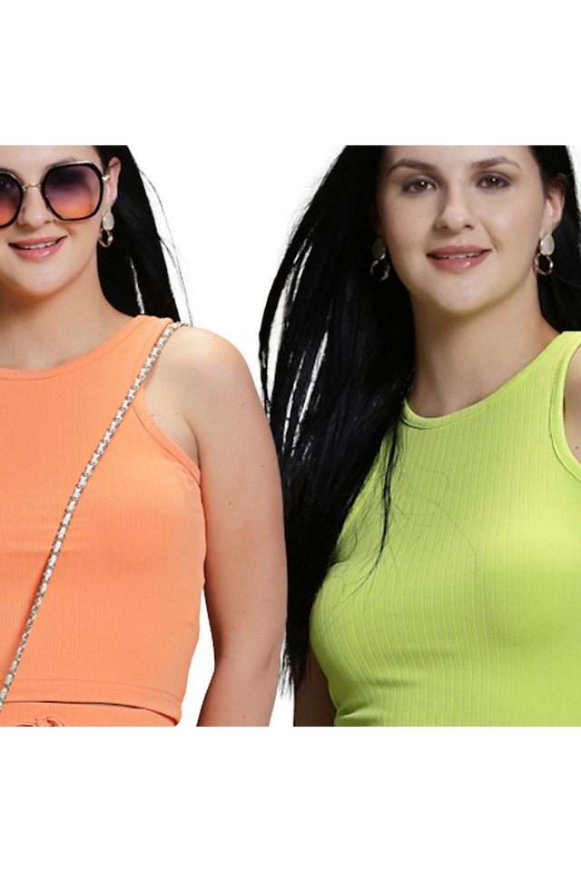 sera Solid Polyester Round Neck Women Top-picture-23