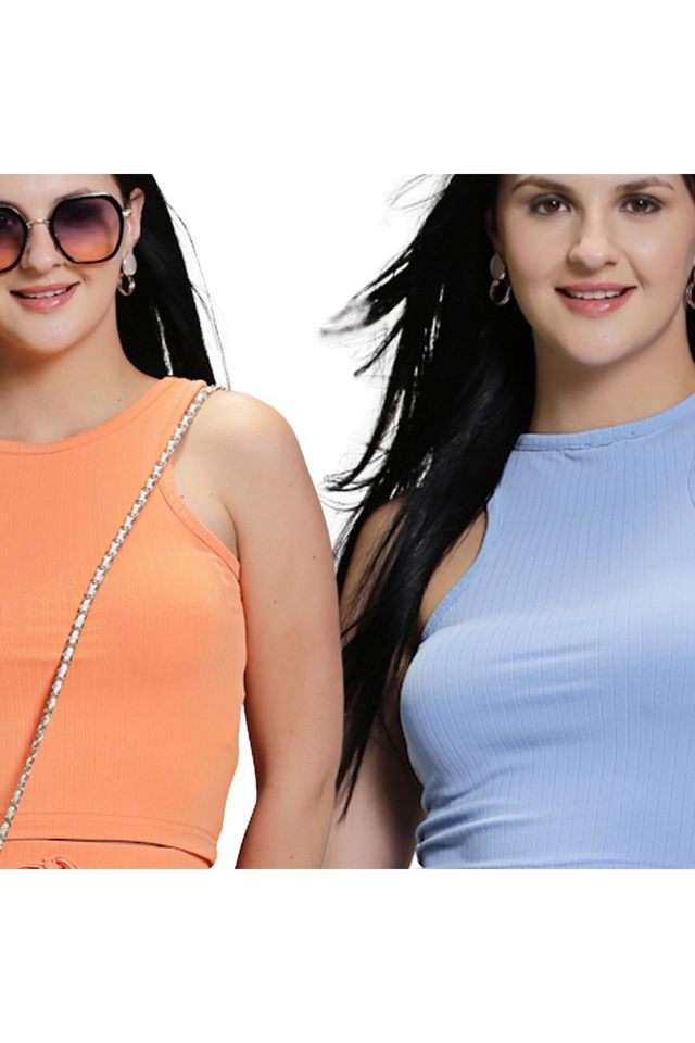 sera Solid Polyester Round Neck Women Top-picture-33