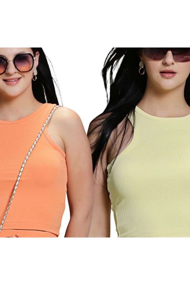 sera Solid Polyester Round Neck Women Top-picture-32