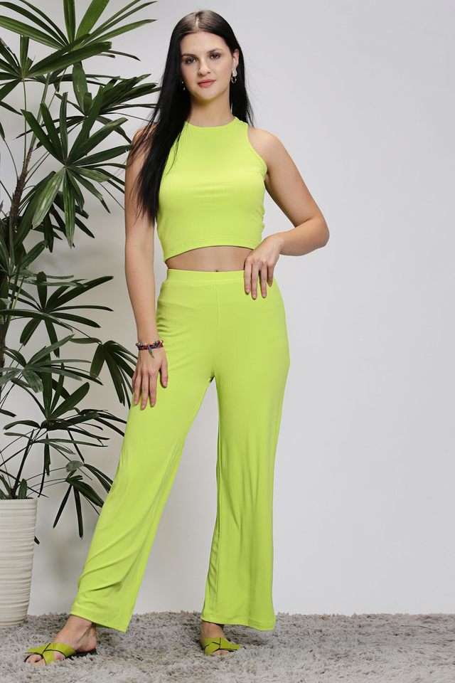 sera Solid Polyester Regular Fit Women's Co-Ord Set-picture-34