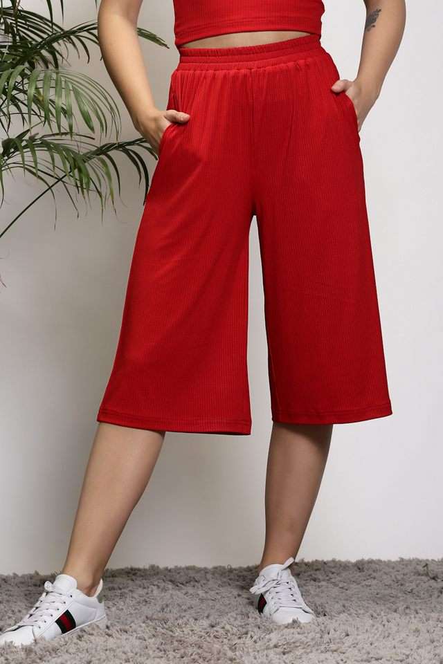 sera Regular Fit Knee Length Polyester Women Casual Wear Capris-picture-14