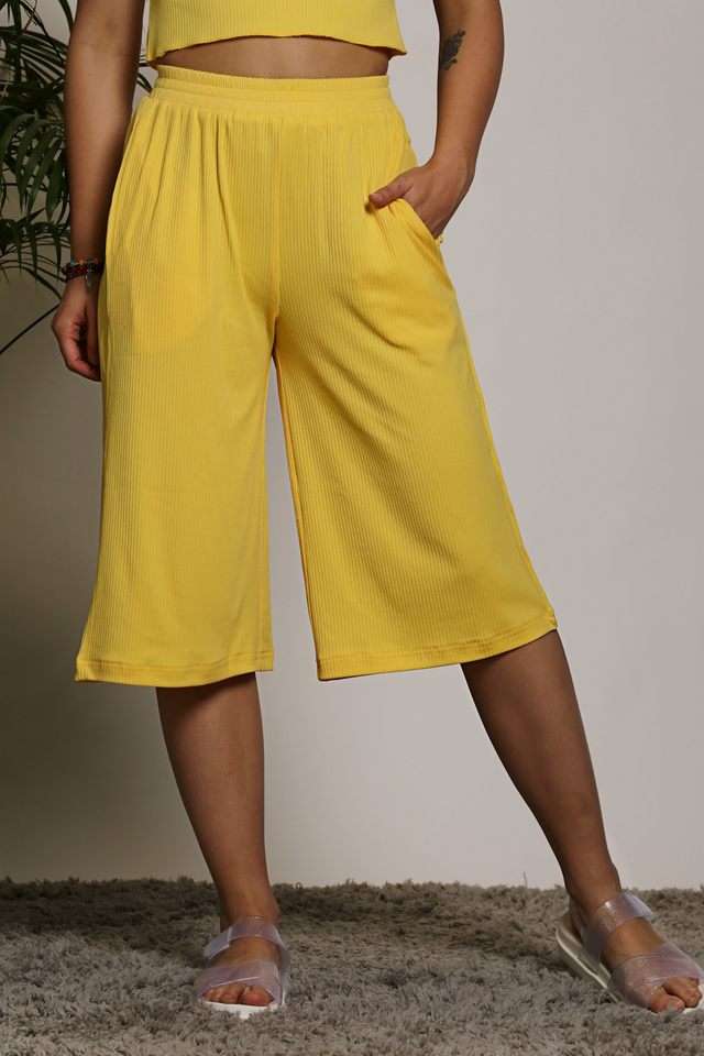 sera Regular Fit Knee Length Polyester Women Casual Wear Capris-picture-16