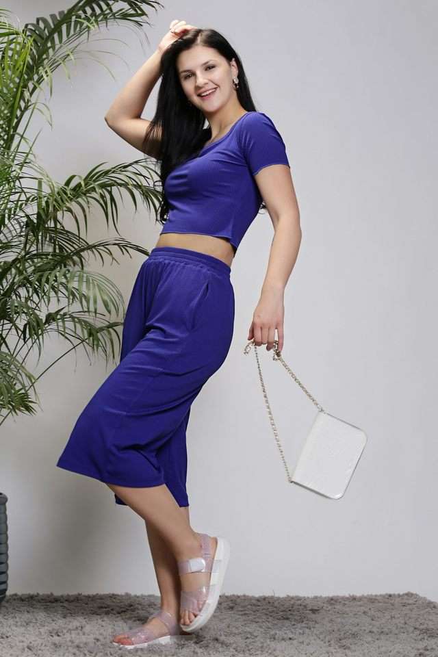 sera Solid Polyester Regular Fit Women's Co-Ord Set-picture-34