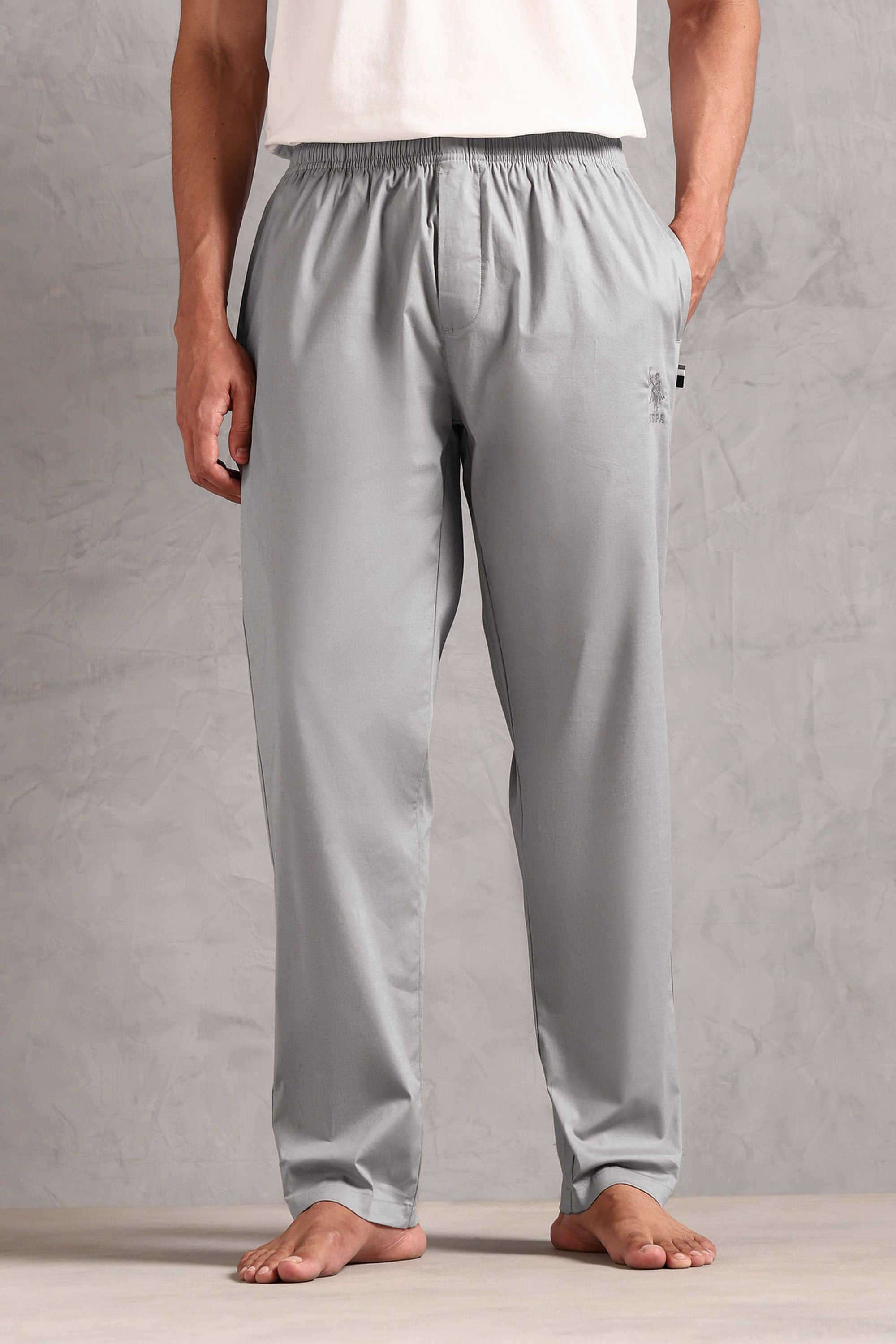 Solid-Cotton-Relaxed-fit-Men-s-Track-Pants