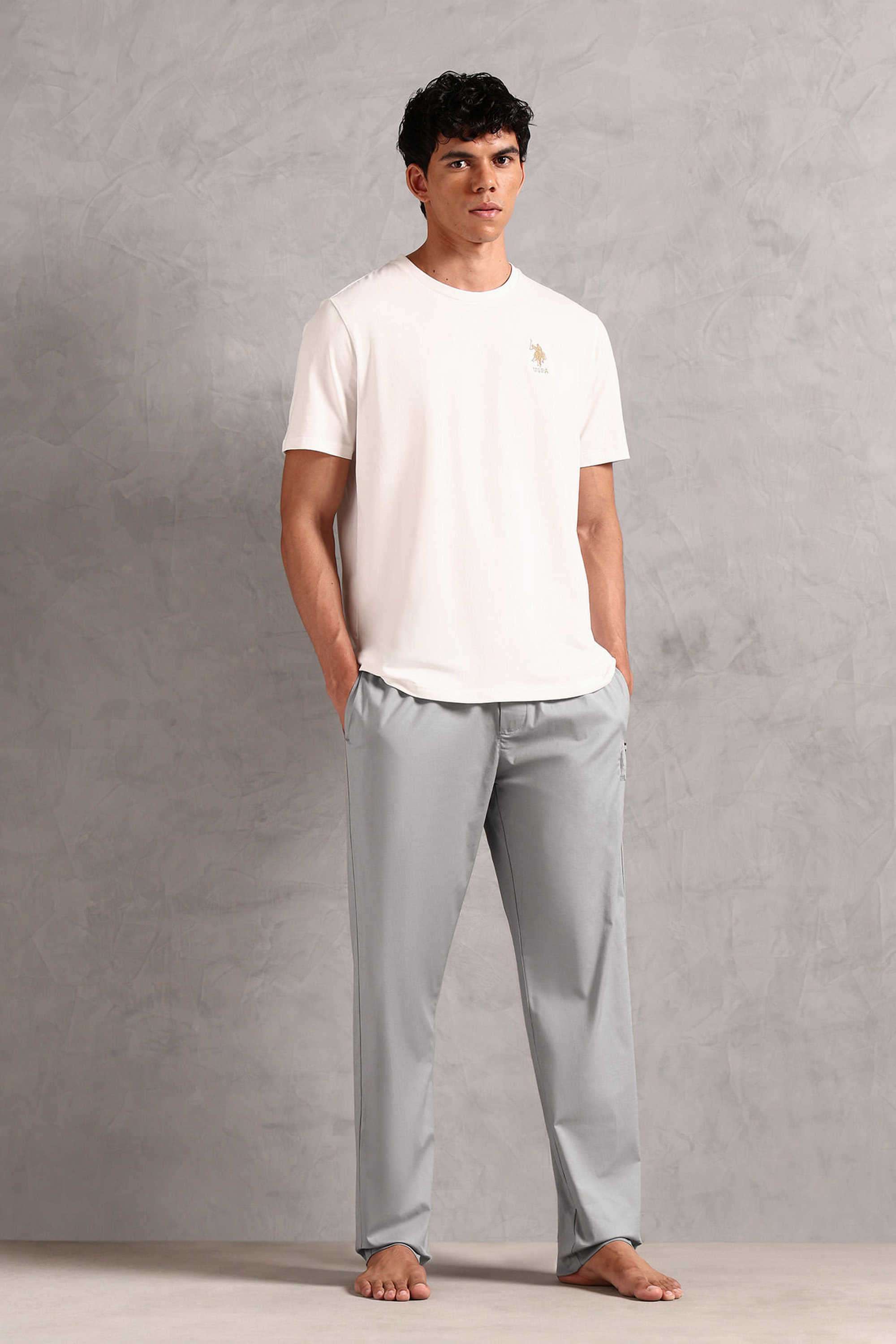 Solid-Cotton-Relaxed-fit-Men-s-Track-Pants