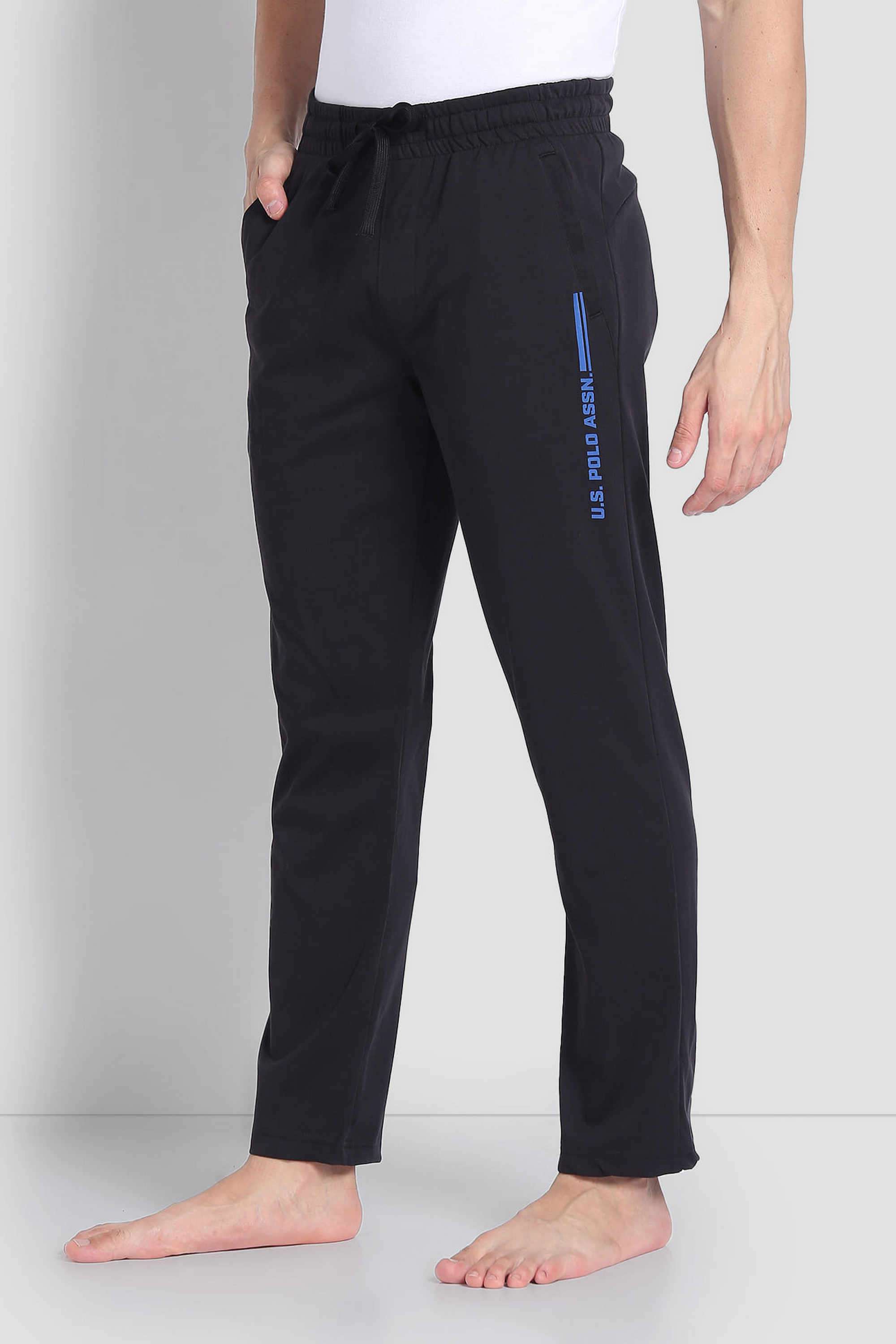 Solid-Cotton-Regular-fit-Men-s-Track-Pants