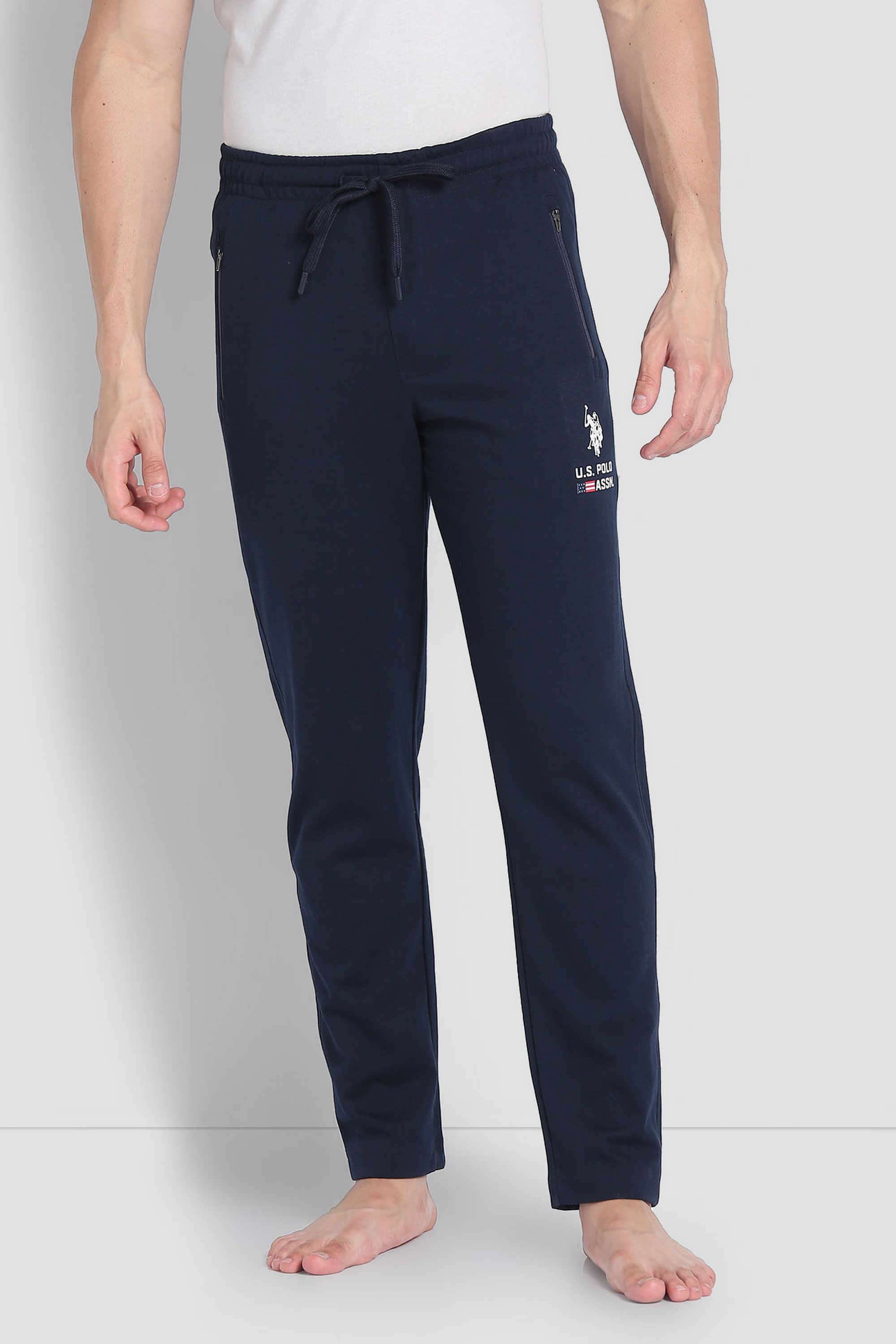 Solid-Cotton-Regular-fit-Men-s-Track-Pants