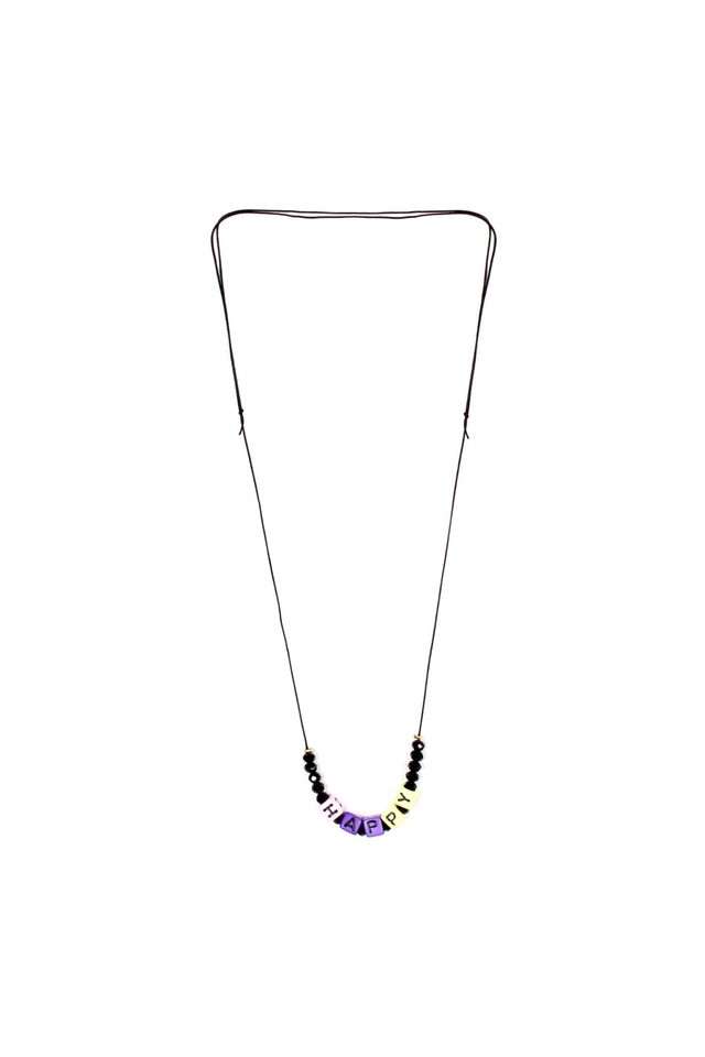 Multicolor-Happy-Lettered-Beads-Charm-Western-Necklace-For-Kids