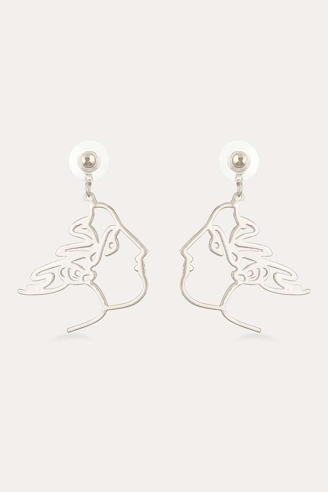 Stylish-Steel-Brass-Womens-Earrings