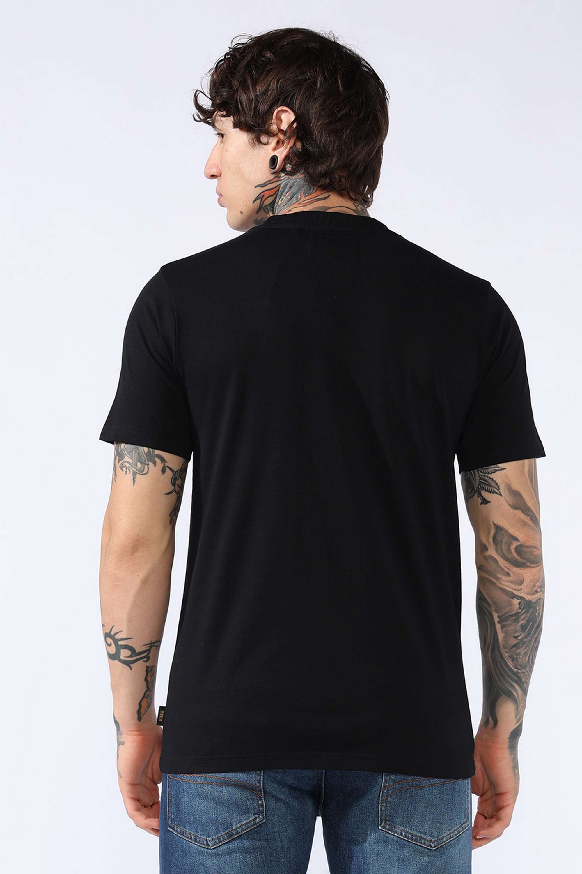 Cotton-Solid-Regular-Fit-T-Shirt