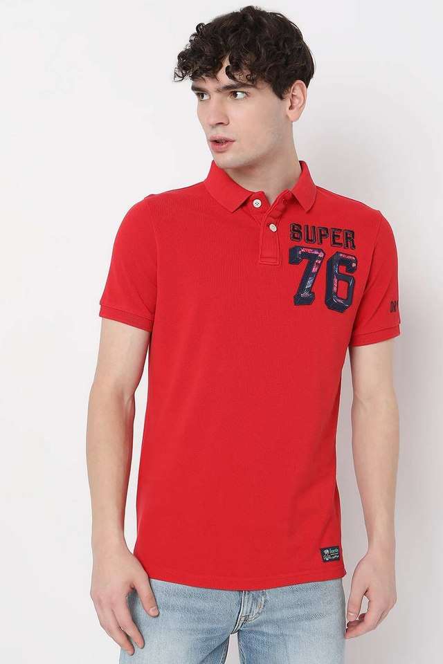 Solid-Cotton-Polo-Men-s-T-Shirt