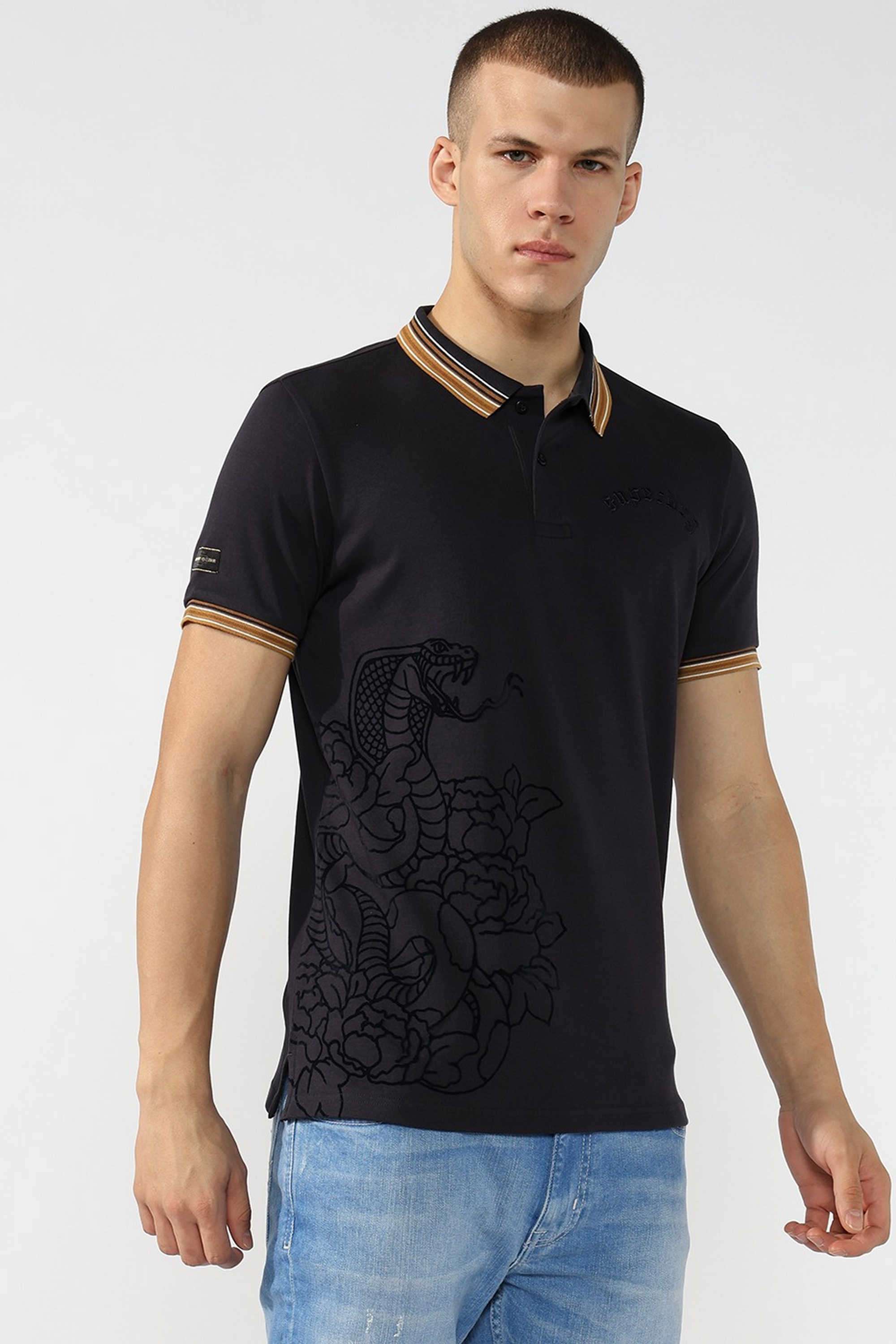 Solid-Cotton-Round-Neck-Men-s-T-Shirt