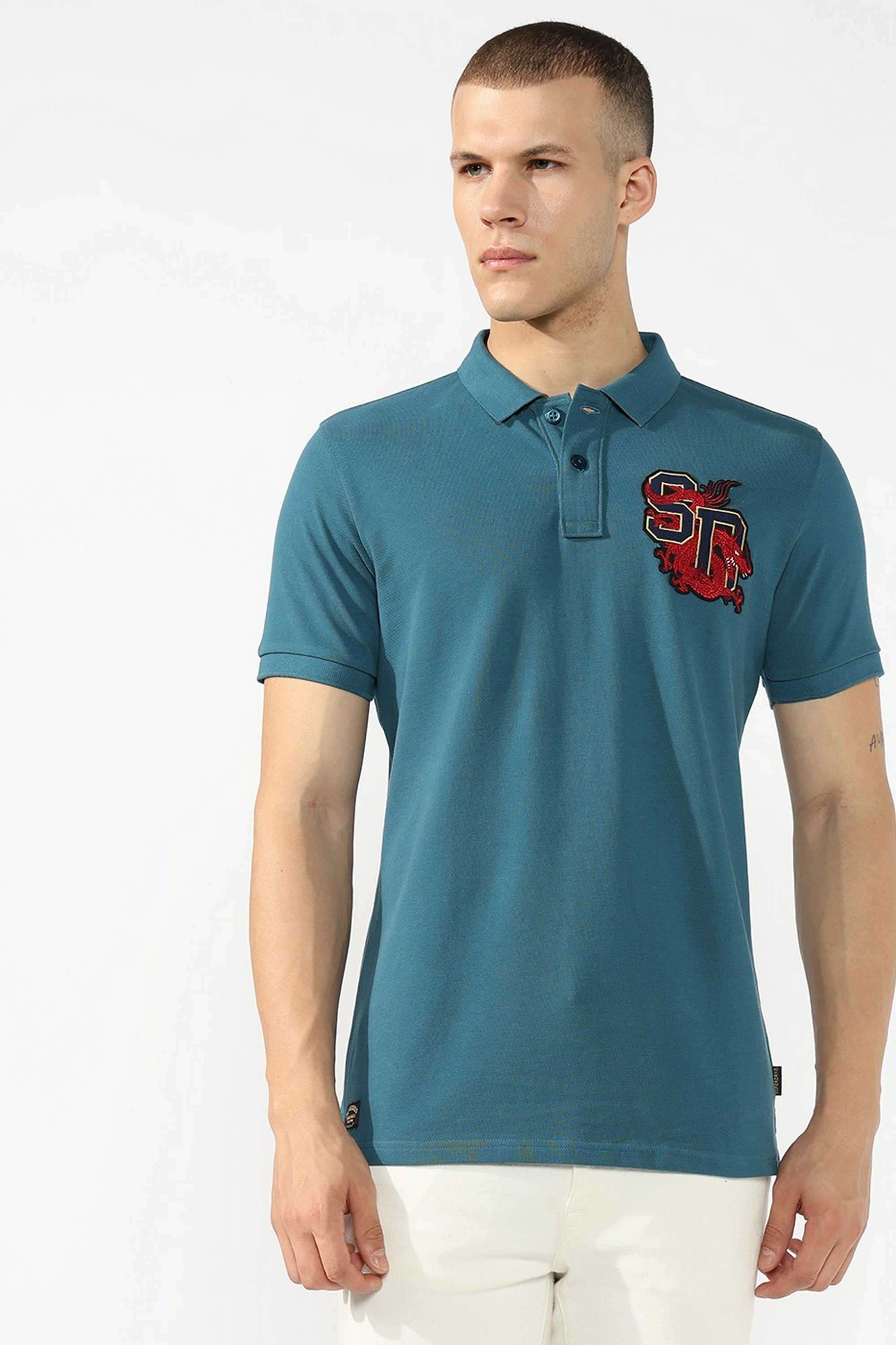Solid-Cotton-Round-Neck-Men-s-T-Shirt