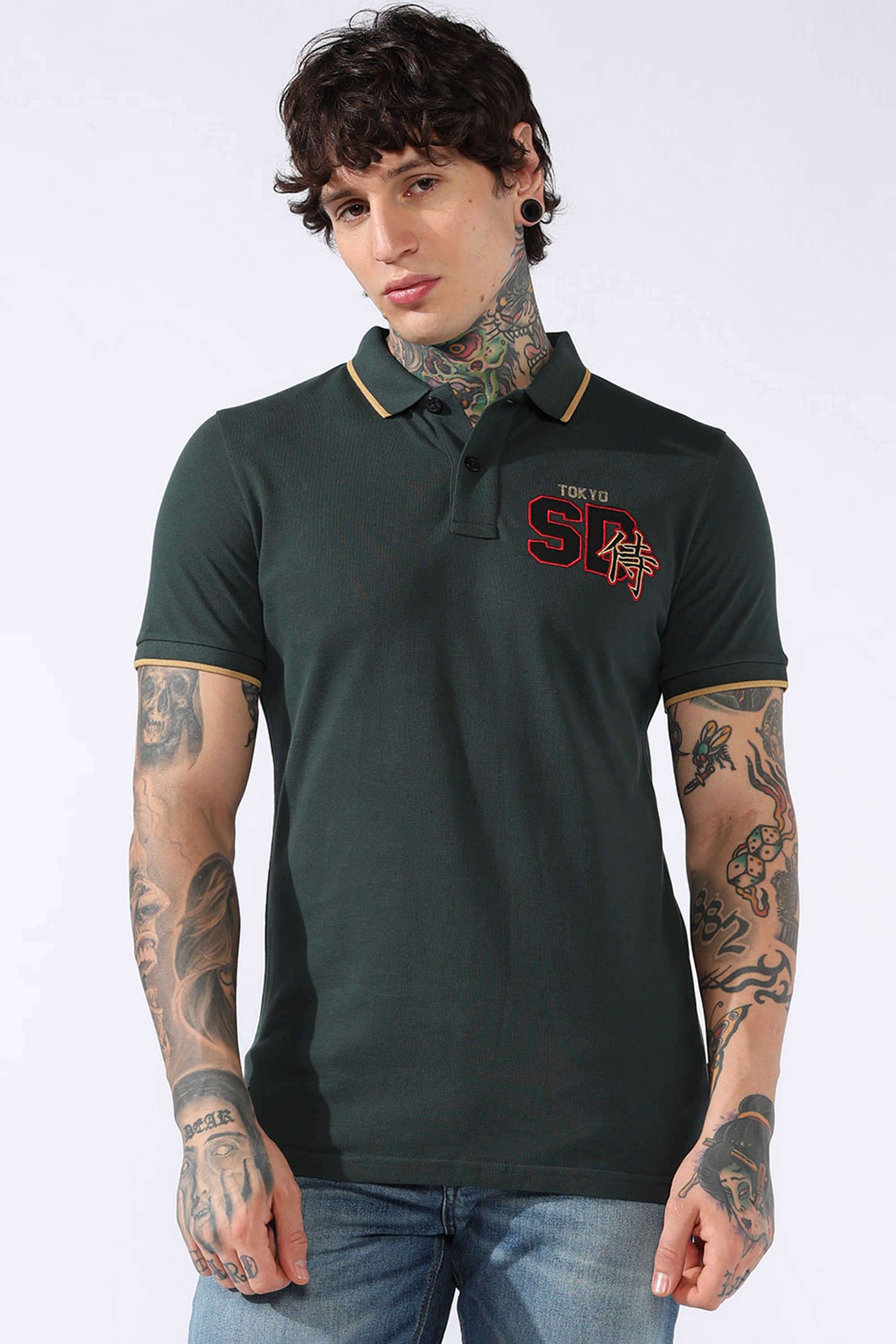 Solid-Cotton-Round-Neck-Men-s-T-Shirt